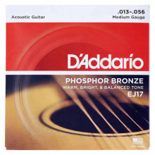 DAddario EJ17 Phosphor Bronze 13-56 Medium