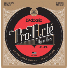 DAddario EJ49 Pro-Arte Black Nylon Normal Tension