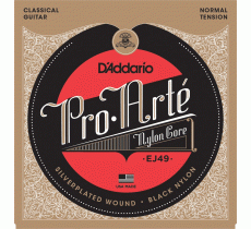 DAddario EJ49 Pro-Arte Black Nylon Normal Tension
