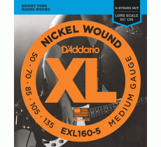DAddario EXL160-5 XL 50-135 Medium 5-String