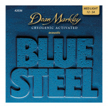 Dean Markley 2036 Blue Steel Acoustic 12-54 Medium Light