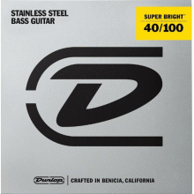 Dunlop DBSBS40100 Super Bright Bass Stainless Steel 40-100 Light