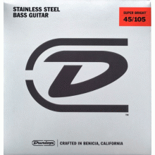 Dunlop DBSBS45105 Super Bright Bass Stainless Steel 45-105 Medium