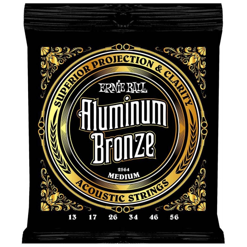 Ernie Ball 2564 Aluminum Bronze Acoustic 13-56 Medium Ernie Ball 2564 Aluminum Bronze Acoustic 13-56 Medium