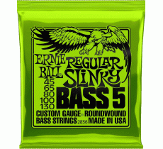 Ernie Ball 2836 5-String Bass 45-130 Regular Slinky Ernie Ball 2836 5-String Bass 45-130 Regular Slinky