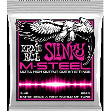 Ernie Ball 2923 M-Steel 9-42 Super Slinky