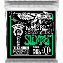 Ernie Ball 3126 Coated Titanium RPS 12-56 Not Even Slinky