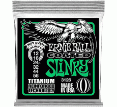 Ernie Ball 3126 Coated Titanium RPS 12-56 Not Even Slinky