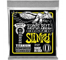 Ernie Ball 3127 Coated Titanium RPS 11-54 Beefy Slinky
