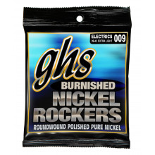 GHS Burnished Nickel Rockers BNR-XL 9-42 Extra Light
