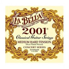 La Bella 2001-MH Concert Series Silver Plated Medium Hard Tension