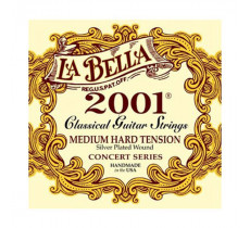 La Bella 2001-MH Concert Series Silver Plated Medium Hard Tension