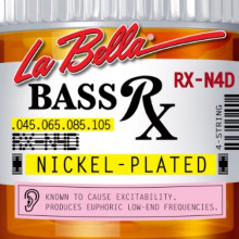 La Bella RX-N4D Rx Nickel 45-105 4-String Bass