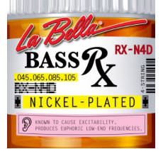 La Bella RX-N4D Rx Nickel 45-105 4-String Bass