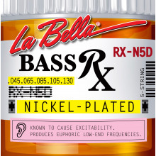 La Bella RX-N5D Rx Nickel 45-130 5-String Bass