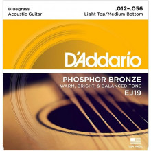 DAddario EJ19 Phosphor Bronze Bluegrass Medium Light (012-056)
