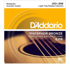 DAddario EJ19 Phosphor Bronze Bluegrass Medium Light (012-056)