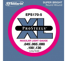 DAddario EPS170-5 ProSteels 45-130 Regular Light 5-String
