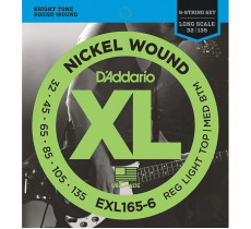 DAddario EXL165-6 XL 32-135