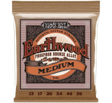 Ernie Ball 2144 Earthwood Phosphor Bronze 13-56 Medium