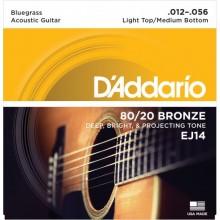 DAddario EJ14 Bluegrass Medium Light (012-056)