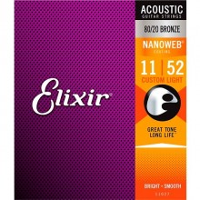 Elixir Nanoweb 11027 Bronze (011-052)