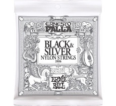 Ernie Ball 2406 Ernesto Palla Nylon Black and Silver