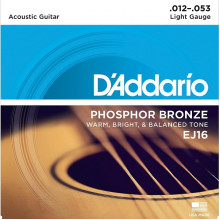D'Addario EJ16 Phosphor Bronze Light