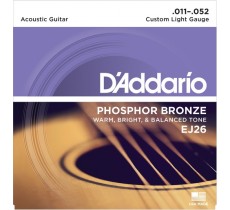 DAddario EJ26 Phosphor Bronze Custom Light (011-052)