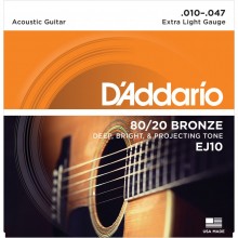 DAddario EJ10 Bronze Extra Light (010-047)