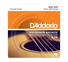 DAddario EJ15 Phosphor Bronze Extra Light (010-047)