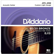 D'Addario EJ13 Bronze Custom Light